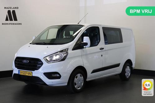 Ford Transit Custom 2.0 TDCI Dubbele Cabine EURO 6 - Airco -, Auto's, Bestelwagens en Lichte vracht, ABS, Airconditioning, Centrale vergrendeling