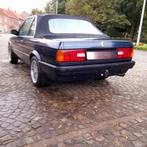 BMW E30  316 i BAUER, Auto's, Achterwielaandrijving, Cabriolet, Blauw, Leder