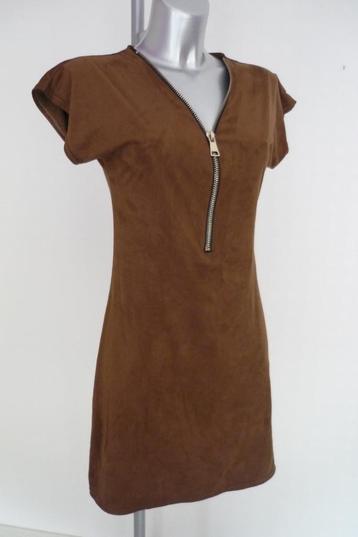 Robe Daim marron doux - robe 'M', Neuf, Taille 38/40 (M), Brun, ---