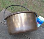 Grote koperen planten pot ketel koper/messing 36cmØ, Tuin en Terras, Bloembakken en Plantenbakken, Tuin, Gebruikt, Minder dan 60 cm