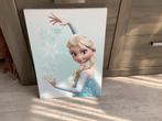 Disney Frozen canvas Elsa (70x50 cm), Ophalen of Verzenden, Plaatje of Poster, Overige figuren, Zo goed als nieuw