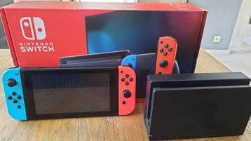 Nintendo switch, Switch 2019 Upgrade, Enlèvement ou Envoi, Avec 2 manettes, Avec jeux