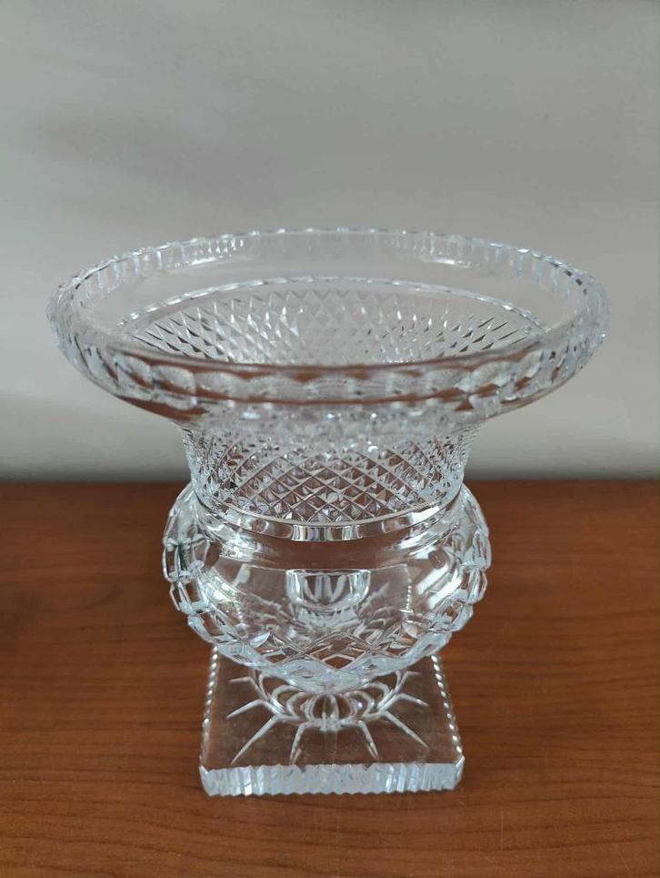 Vase en cristal ancien, Maison & Meubles, Accessoires pour la Maison | Vases, Comme neuf, Autres couleurs, Moins de 50 cm, Verre