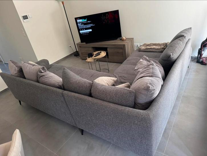 Zetel te koop !, Huis en Inrichting, Zetels | Zetels en Chaises Longues, Gebruikt, Vierpersoons of meer, 200 tot 250 cm, 75 tot 100 cm