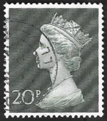 1 Postzegel Groot-Brittannië Koningin Elizabeth II - Machin beschikbaar voor biedingen