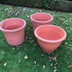 grote bloempotten, Tuin en Terras, Bloempotten, Ophalen, Kunststof