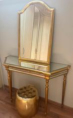 Magnifique coiffeuse et miroir doré, Ophalen, Zo goed als nieuw