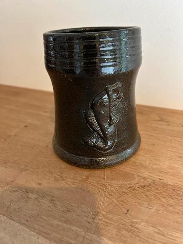 Chope Orval en grès signée 33cl, Enlèvement ou Envoi