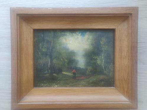 Olieverf  schilderij, getekend Moreau, Antiek en Kunst, Curiosa en Brocante, Ophalen