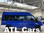 Ford Transit 2.4 Diesel | !119.000KM! | 8+1 LANG | AIRCO, Auto's, Ford, Blauw, 9 zetels, Bedrijf, Overige carrosserie
