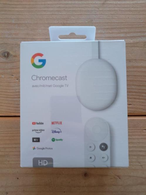 Nieuwe Google Chromecast HD met Google TV, Audio, Tv en Foto, Mediaspelers, Nieuw, Ophalen of Verzenden