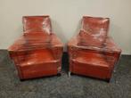 Paar fauteuils in art deco stijl, Ophalen of Verzenden