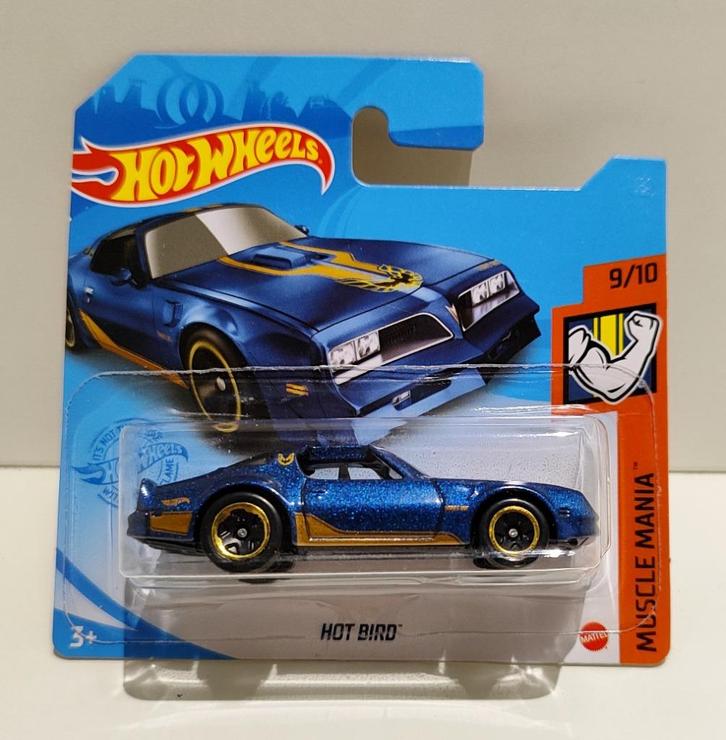 Hot Wheels Hot Bird Blauw Metallic (2022), Hobby en Vrije tijd, Modelauto's | Overige schalen, Ophalen of Verzenden
