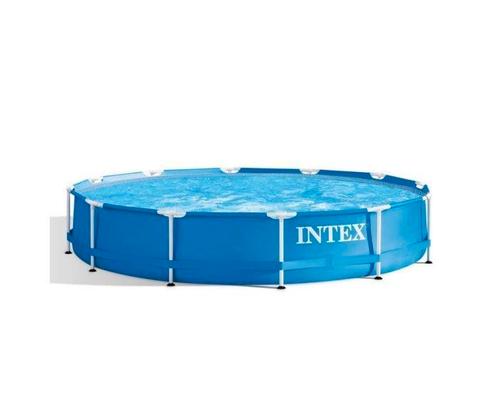 NIEUW Intex zwembad met metalen frame 3,66 x 0,76 cm + ladde, Tuin en Terras, Zwembaden, Nieuw, Ophalen
