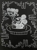 Keith Haring: tekening met premium frame, Antiek en Kunst, Kunst | Designobjecten, Ophalen of Verzenden