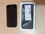 Iphone 15 Pro + accessories, Telecommunicatie, Mobiele telefoons | Apple iPhone, 128 GB, Zwart, 88 %, Ophalen of Verzenden