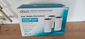 Tp-link deco p9 powerline mesh multiroom wifi 3-pack, Enlèvement, Comme neuf