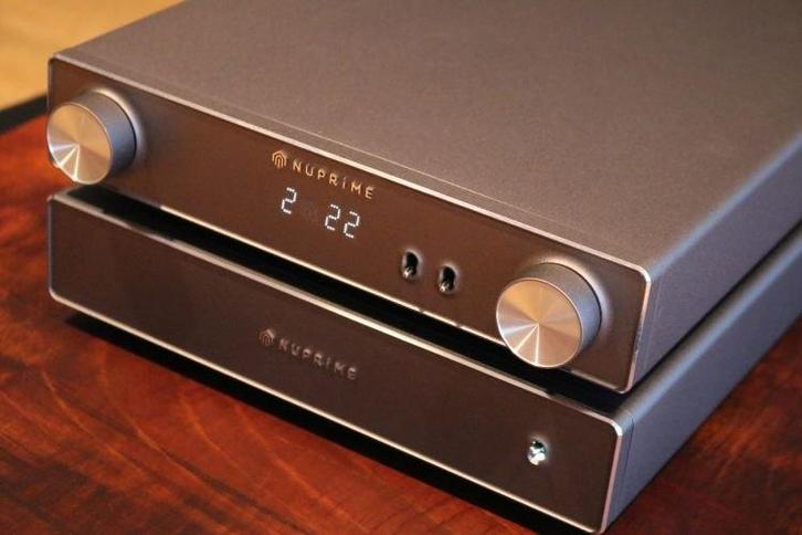 NuPrime AMG-PRA & AMG-STA, voorversterker en versterker, Audio, Tv en Foto, Versterkers en Ontvangers, Zo goed als nieuw, 60 tot 120 watt