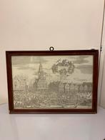 De Waegh en Kaes-Marckt Van de Stadt Alckmaer 38 cm x 52 cm., Ophalen of Verzenden