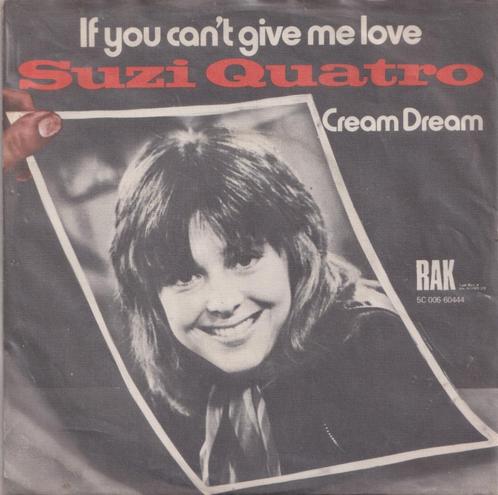 Suzi Quatro – If you can’t give me love / Cream Dream – Sing, CD & DVD, Vinyles Singles, Utilisé, Single, Pop, 7 pouces, Enlèvement ou Envoi