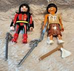 playmobil 2 gevechtspoppetjes, Kinderen en Baby's, Speelgoed | Playmobil, Ophalen of Verzenden, Zo goed als nieuw, Los Playmobil