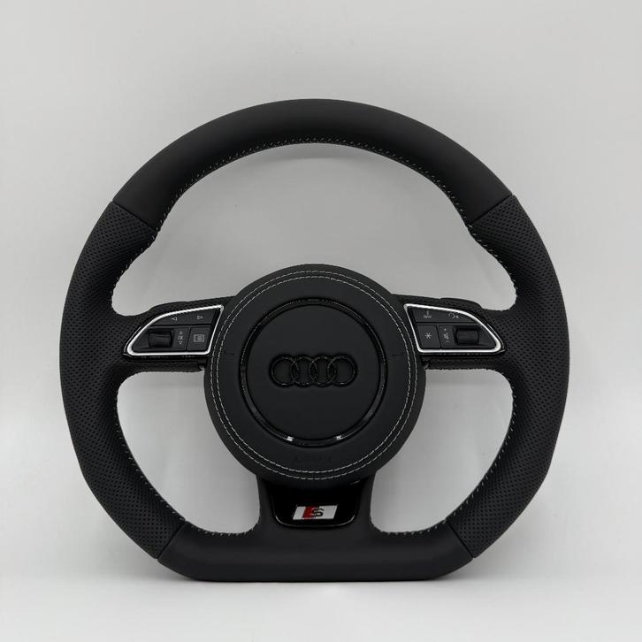 Volant Audi complet S RS Sline Flat Simple Upgrade, Autos : Pièces & Accessoires, Commande, Audi, Neuf, Enlèvement ou Envoi