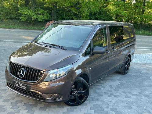 AUTOMAAT | MERCEDES VITO 116 | LANG | DUBBEL CABINE | 5 ZIT, Auto's, Mercedes-Benz, Bedrijf, Te koop, Vito, Diesel, Euro 5, Monovolume