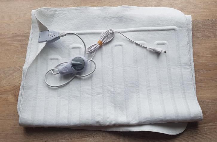 Elektrisch deken Domo, Huis en Inrichting, Slaapkamer | Beddengoed, Zo goed als nieuw, Overige typen, Eenpersoons, Wit, Ophalen of Verzenden