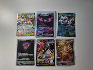 6 Full Art kaarten  beschikbaar voor biedingen