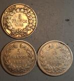 5X 5 francs Napoléon zilver Frankrijk, Verzenden, Frankrijk, Losse munt, Zilver