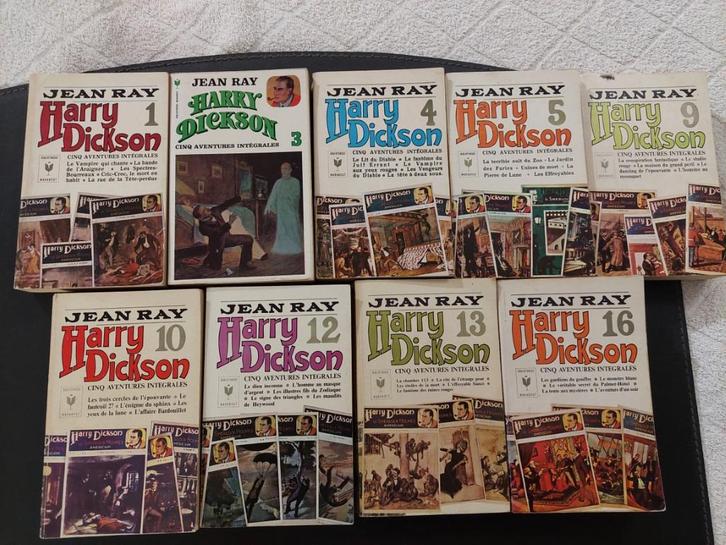 6 intégrales Harry Dickson - EO - jean RAY, Livres, Fantastique, Utilisé, Enlèvement ou Envoi