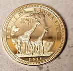 munt Zambia 1000 kwacha 2014 : african wildlife, Postzegels en Munten, Munten | Afrika, Verzenden, Zambia