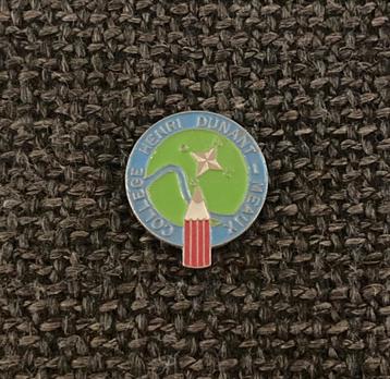 PIN - COLLEGE HENRI DUNANT - MEAUX, Envoi, Utilisé, Autres sujets/thèmes, Insigne ou Pin's
