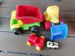 Vrachtauto en grijper en 2 kleine autos voor in zandbak 8€€, Kinderen en Baby's, Speelgoed | Buiten | Los speelgoed, Gebruikt