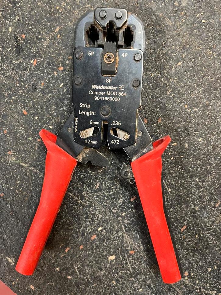 Utp tang weidmuller 864 krimptang, Bricolage & Construction, Outillage | Outillage à main, Enlèvement