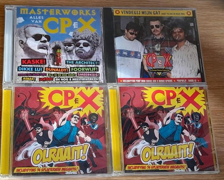 Cd´s Cpex; Masterworx, olraait & vinde gij mijn gat..., Cd's en Dvd's, Cd's | Rock, Zo goed als nieuw, Poprock, Ophalen of Verzenden