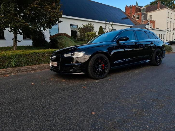 Audi a6, Auto's, Audi, A6, Diesel, Euro 6, Break, 5 deurs, Automaat, Zwart, Grijs, Leder, Vierwielaandrijving, Ophalen