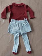 Set short + bloes C&A - meisje - grijs/bordeaux- maat 68, Enfants & Bébés, Vêtements de bébé | Taille 68, Comme neuf, C&A, Fille