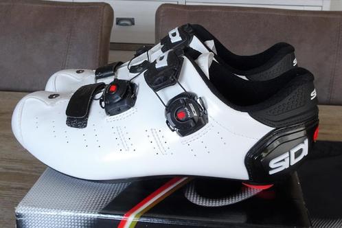 Sidi Ergo 5 Carbon Racefiets Schoenen Wit - maat 41,5, Vélos & Vélomoteurs, Accessoires vélo | Vêtements de cyclisme, Neuf, Chaussures