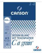 tekenpapier CANSON,20 pcs,224 g/m,nieuw, Hobby en Vrije tijd, Tekenen, Nieuw, Papier, Schets- of Tekenboek, Ophalen of Verzenden