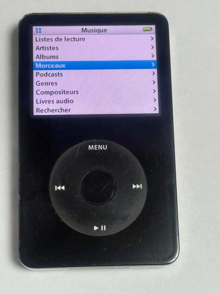 iPod classic 80 gb zwarte generatie 5.5, Audio, Tv en Foto, Mp3-spelers | Apple iPod, Gebruikt, Classic, 40 GB en meer, Zwart