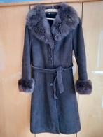 Magnifique manteau en daim,  marron,   T 44, Ophalen of Verzenden, Zo goed als nieuw