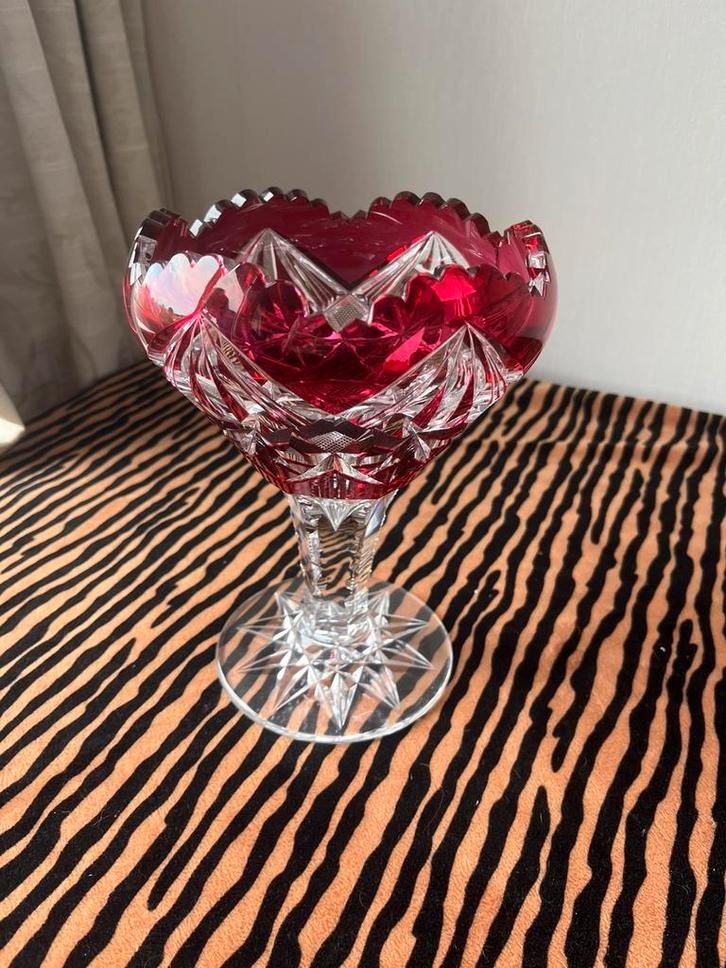 Val Saint Lambert vaas., Antiek en Kunst, Antiek | Glaswerk en Kristal, Ophalen