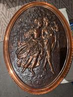 Decoratieve wandplaat met koperglans, Ophalen, Koper