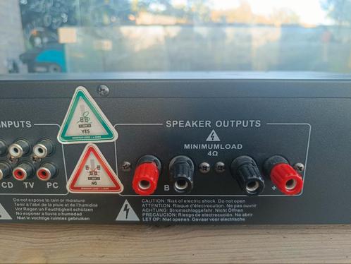 spl500 versterker en 2 vonys 500 w speakers/luidsprekers, Audio, Tv en Foto, Versterkers en Ontvangers, Zo goed als nieuw, Ophalen