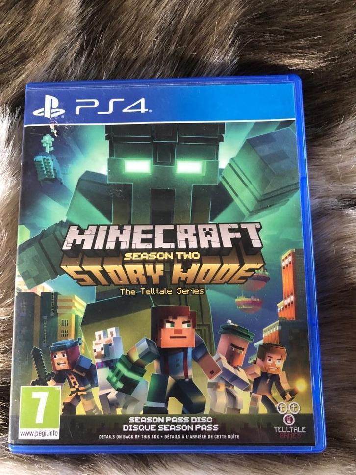 PS4 Minecraft- season 2 - Story Mode, Games en Spelcomputers, Games | Sony PlayStation 4, Zo goed als nieuw, Avontuur en Actie