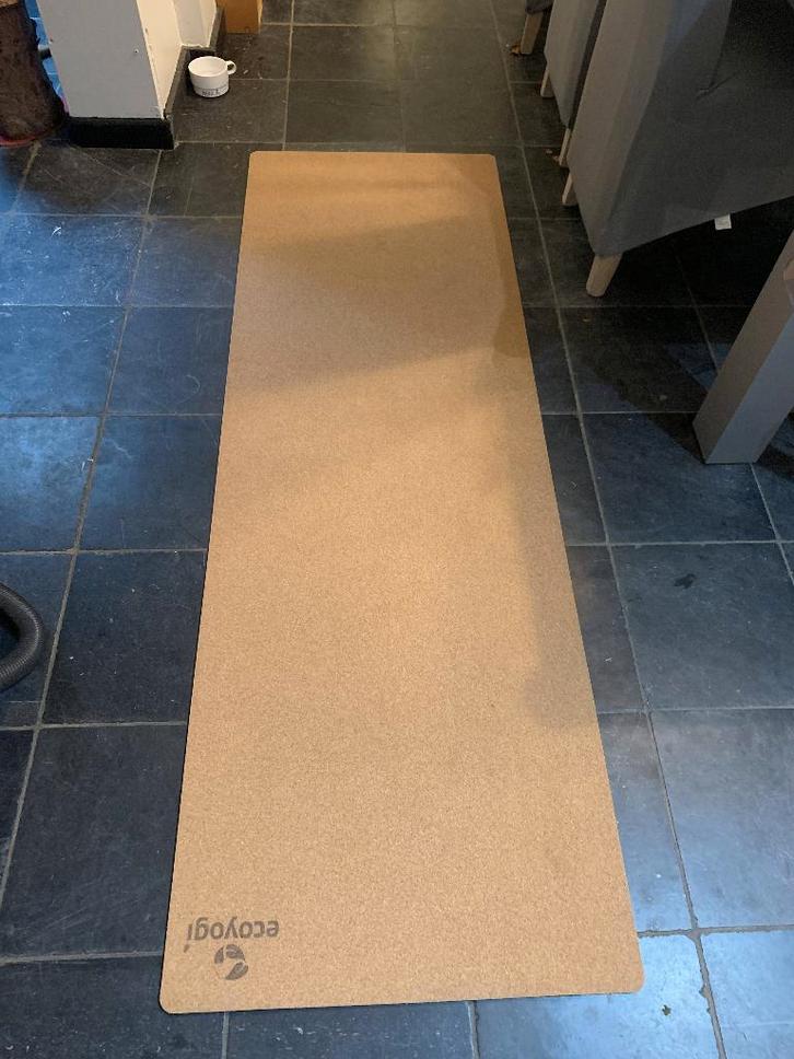 EcoYogi Yogamat 100 % natuurlijk (kurk), Sport en Fitness, Yoga en Pilates, Yogamat, Ophalen