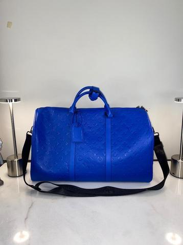 Louis Vuitton keepall blauw, Ophalen of Verzenden, Nieuw, Blauw