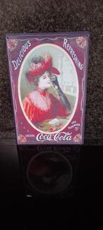 Metalen reclame bord Coca cola., Ophalen