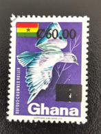 Ghana 1988 - oiseau avec impression, Timbres & Monnaies, Timbres | Timbres thématiques, Animal et Nature, Affranchi, Enlèvement ou Envoi